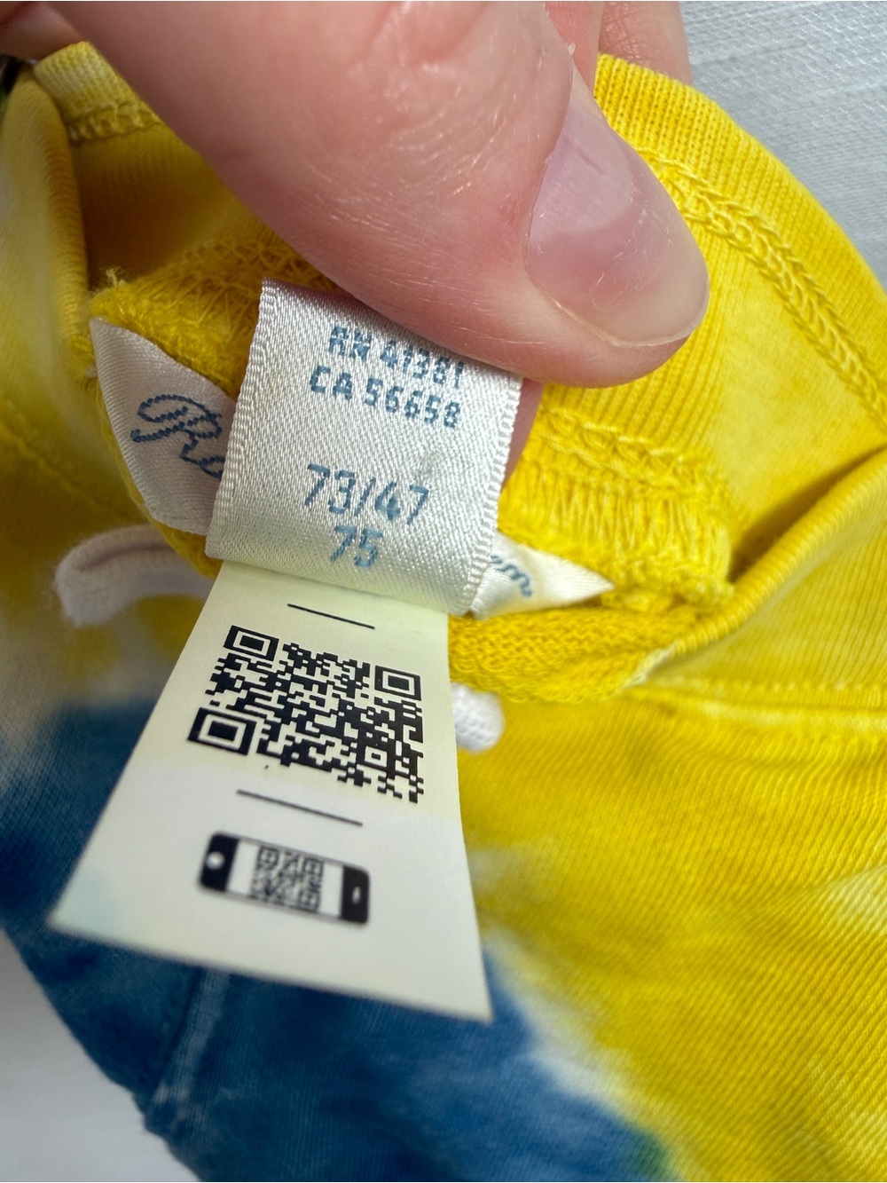 Ralph Lauren Polo Tie Dye Baby Shorts Multicolor Logo Sweat Shorts | Size 9M - Picture 13 of 14